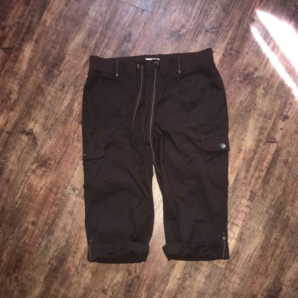 Brown Capri Pants